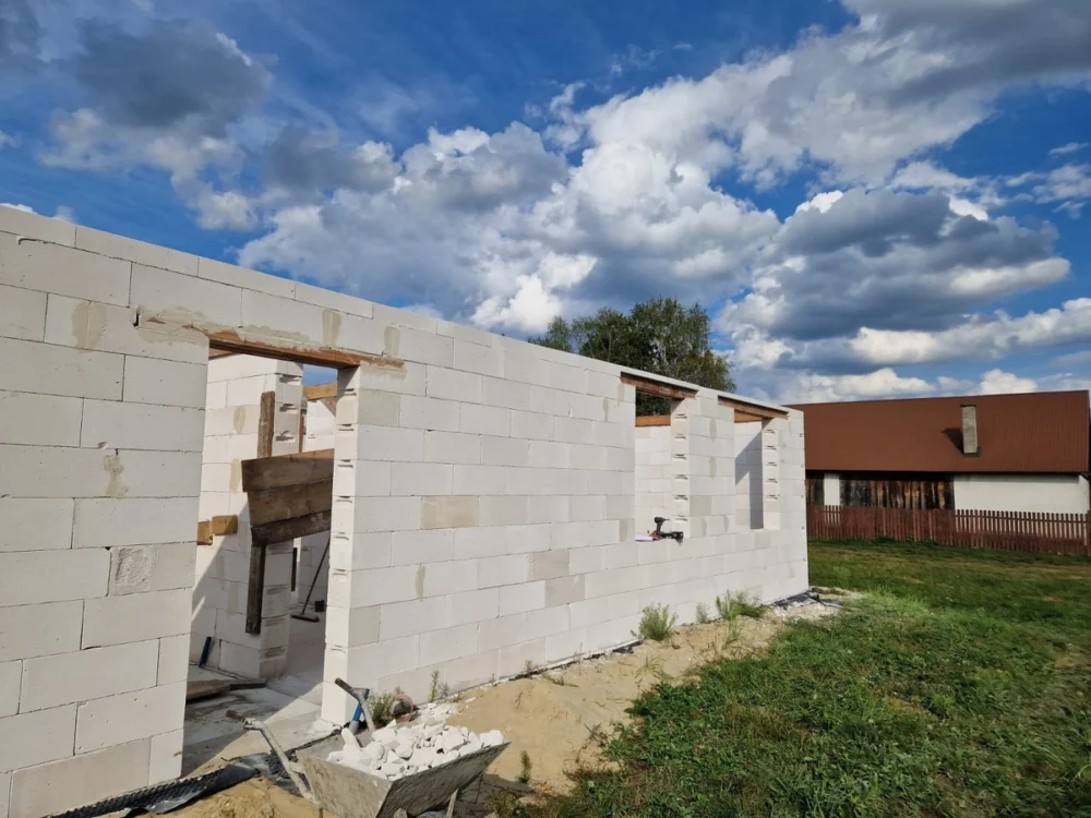 Budowa domu w Czarnej Sędziszowskiej (3)