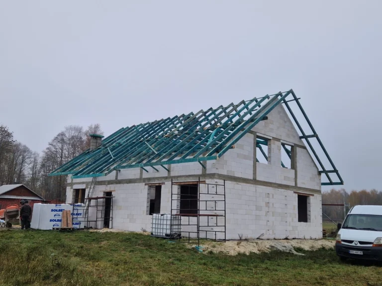 Budowa domu w&nbsp;Czarnej Sędziszowskiej